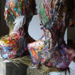 Paper mache & mixed media assemblage 2019